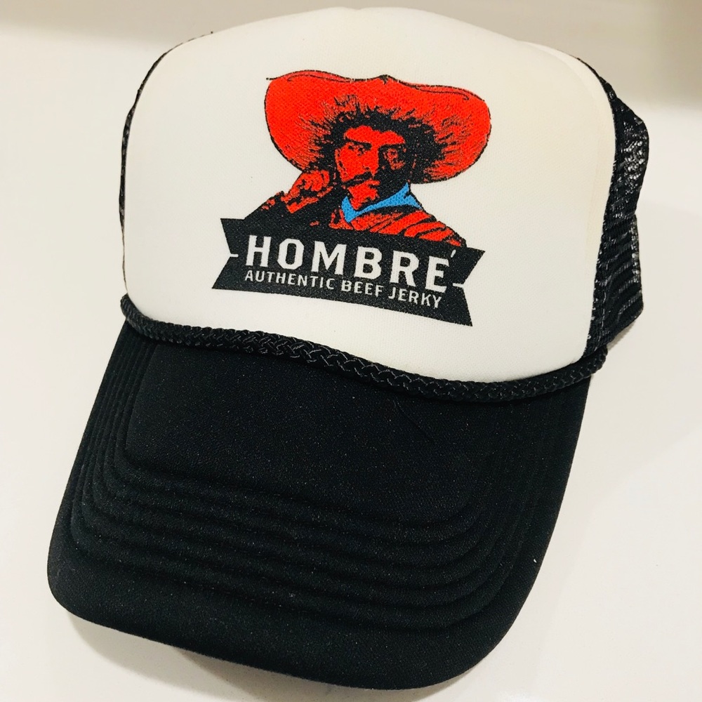New- Hombre Beef Jerky Vintage Logo Hat